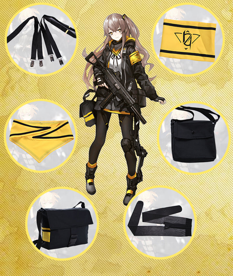 Game Girls Frontline Ump45 Cosplay Costume Battle Unifroms Fortunecosplay