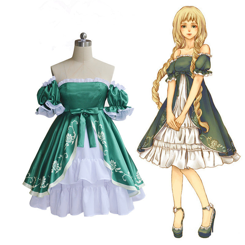 green lolita dress