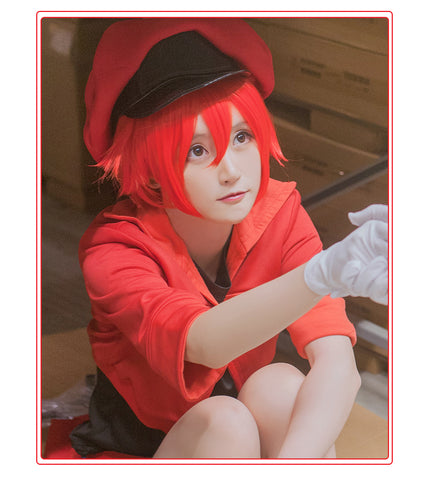 Erythrocite Red Blood Cell Cells at Work Hataraku Saibou Cosplay Cap H –  fortunecosplay