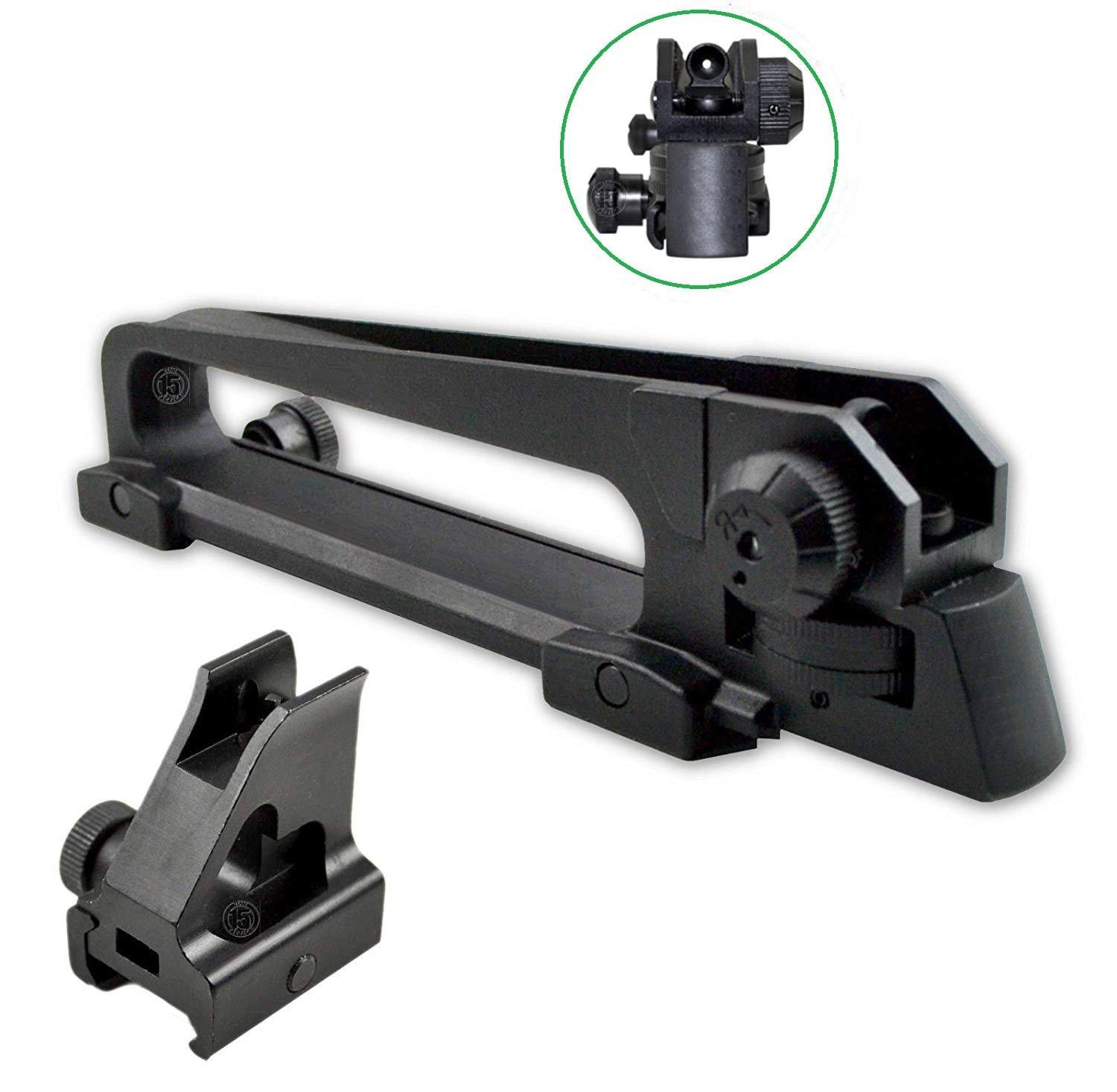 AR15 Carry Handle Integrated Sight with High Profile Front Sight