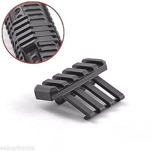 Extremely Low Profile Offset rail mount for Picatinny Rails laser black