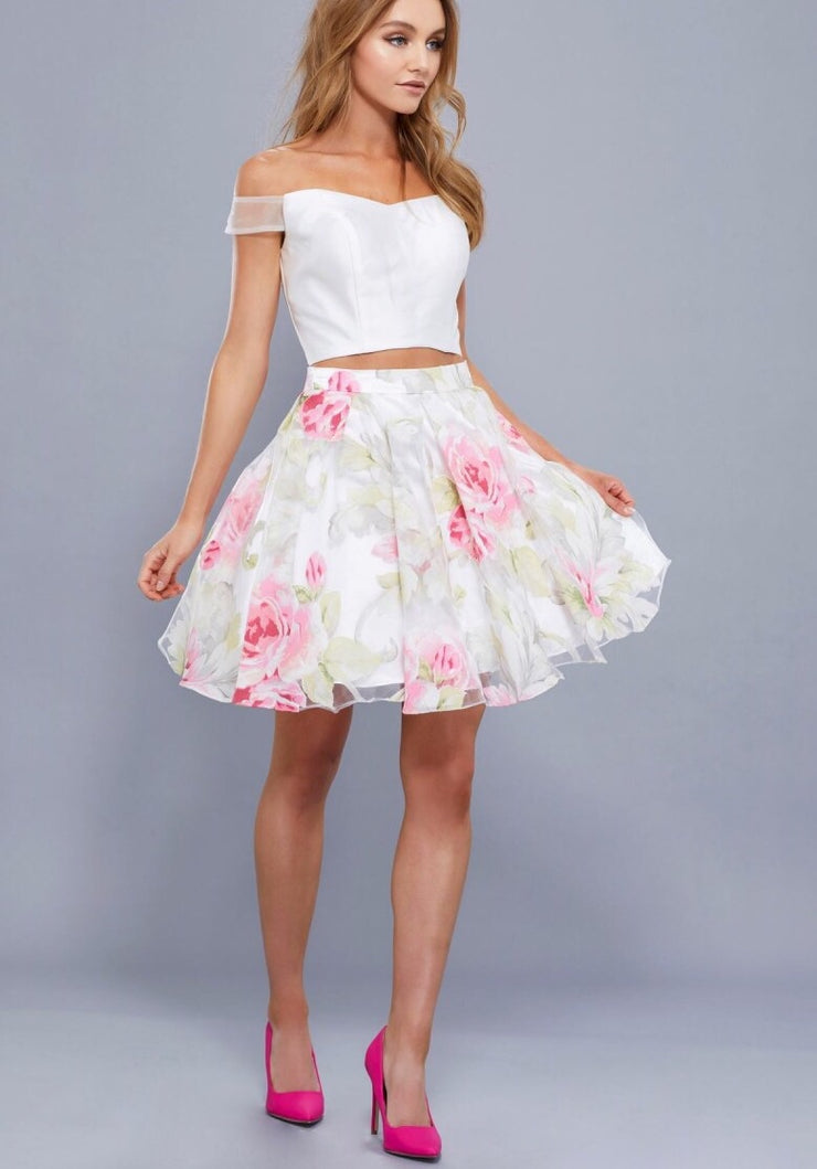 2 piece formal skirt and top