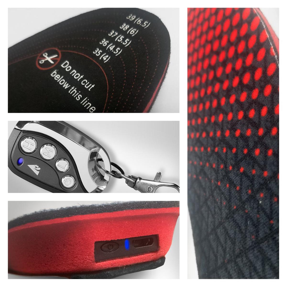 ActionHeat Rechargeable Heated Insoles 