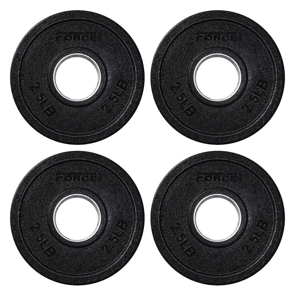 Force USA Rubber Coated Olympic Weight Plates - LB