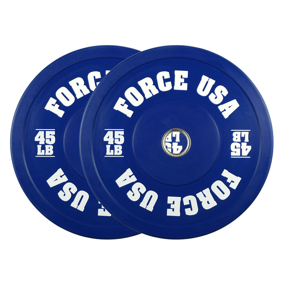 Force USA Pro Grade Colored Bumper Plates (LBS)