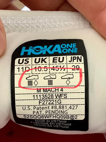 Hoka Shoe Label