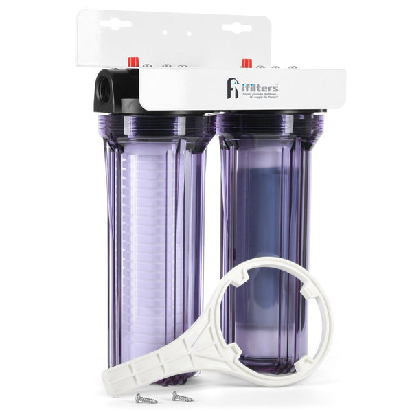 ifilters whole house water filter, dual stage water filter, hydroponics water filter 