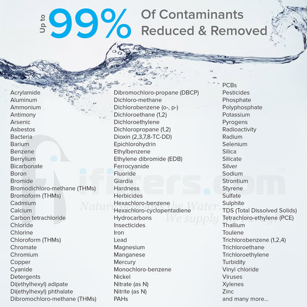 contaminants removed by reverse osmosis 