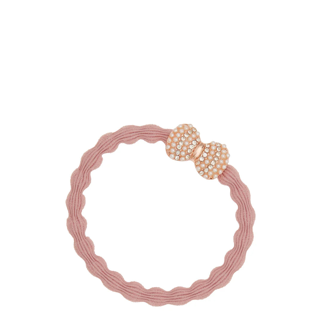 Bangle Band, Bling Bow, Champagne Pink