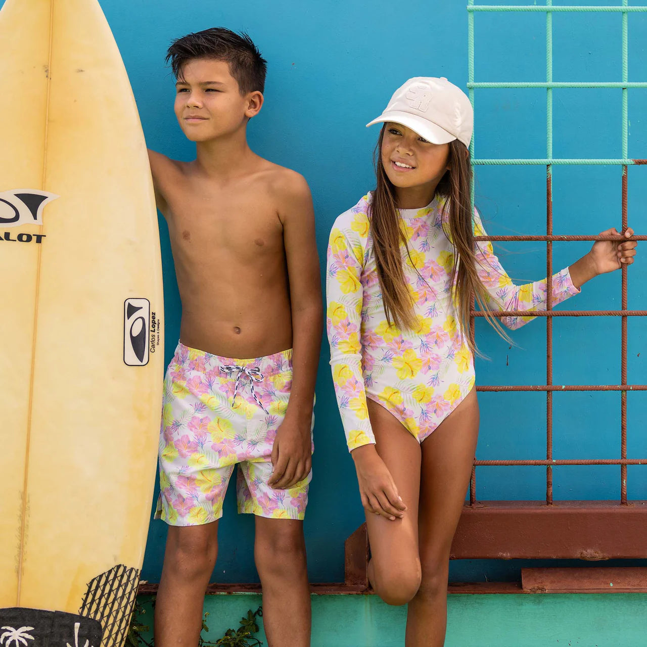 Boys Performance Fishing Shirt Seafoam