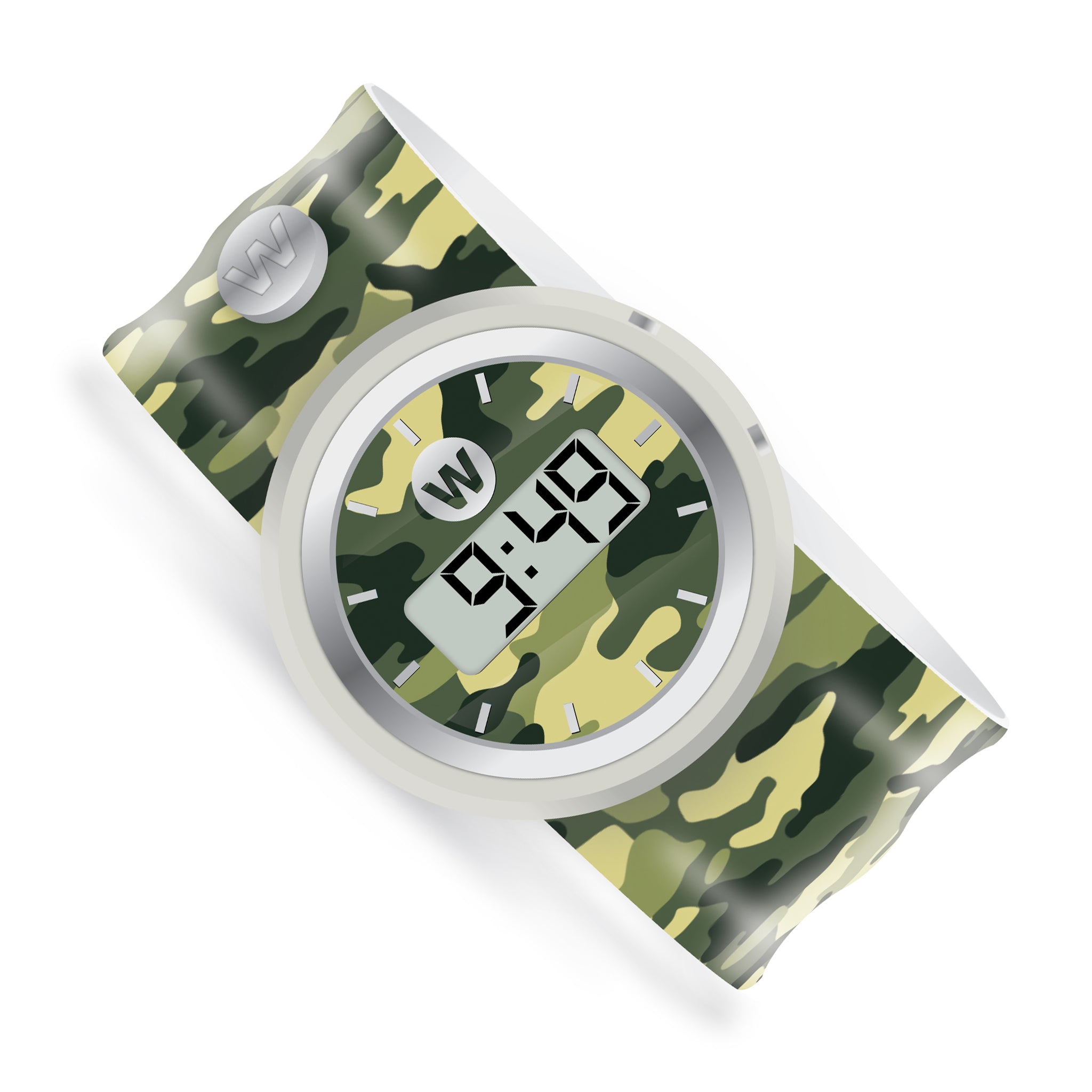 camouflage digital watch