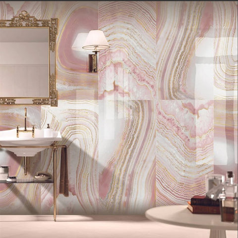 Soho Studio - Deco Agate 24" x 48" Porcelain Tile - Himalaya