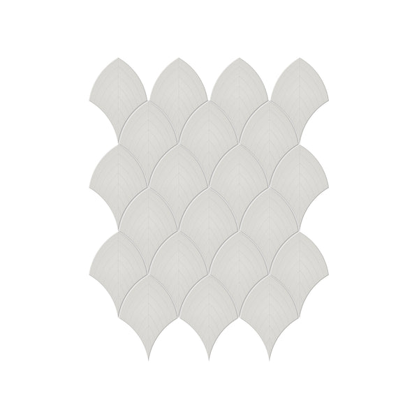 Anatolia - Soho Porcelain - Scallop Glazed Mosaic - Loft Grey Glossy ...