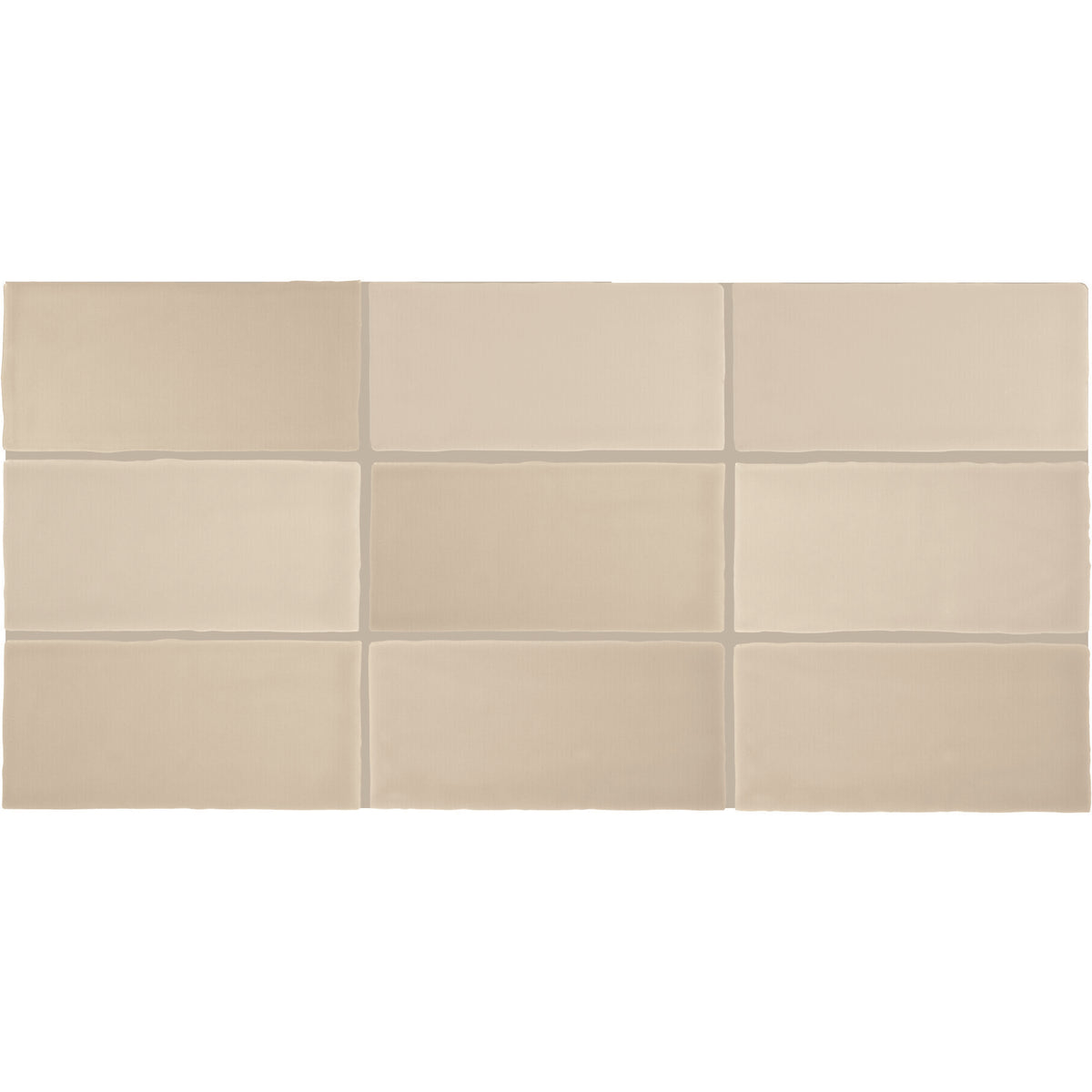 Daltile - Farrier - 2.5 in. x 5 in. Glazed Ceramic Wall Tile - Palomino Variation View