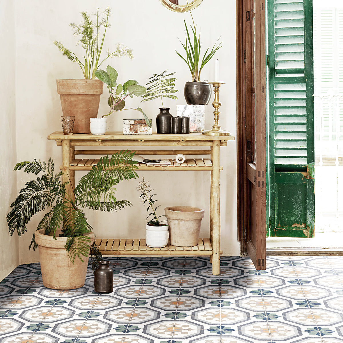 Floors 2000 - Marrakesh 6 in. x 6 in. Porcelain Tile - Green - Floorzz