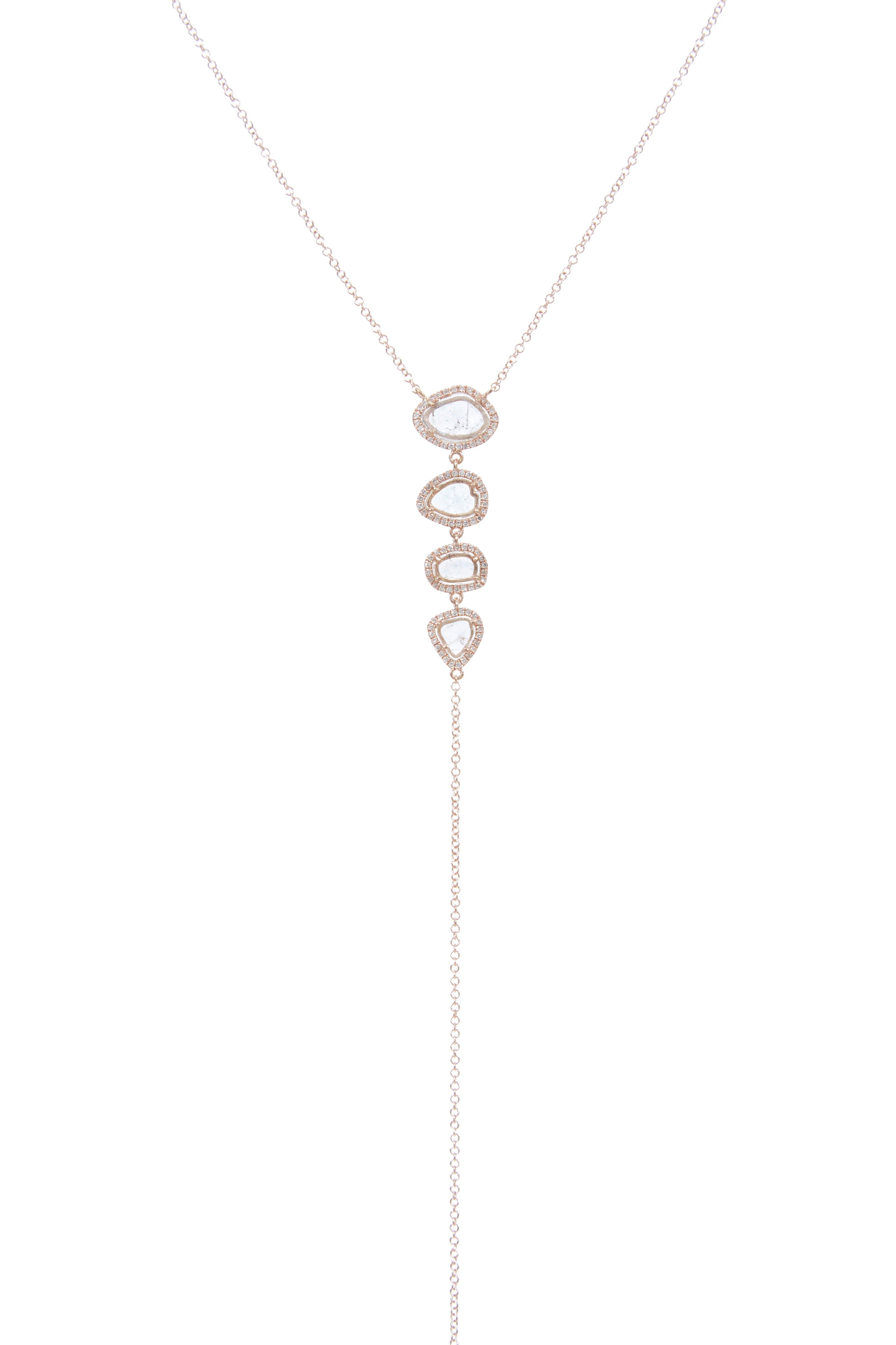 Multi Slice Diamond Lariat