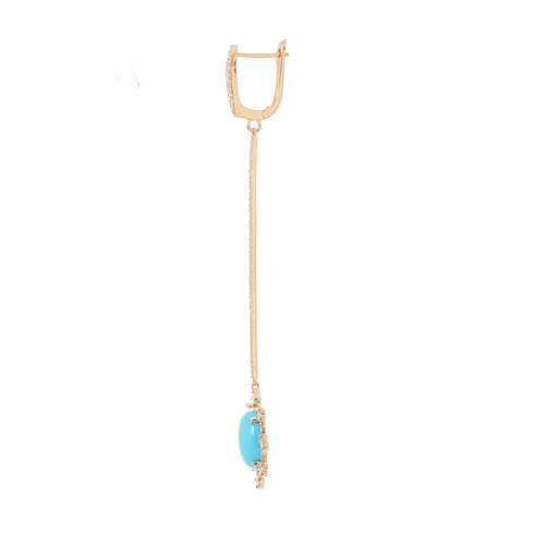 Osiris Turquoise Drop Earrings