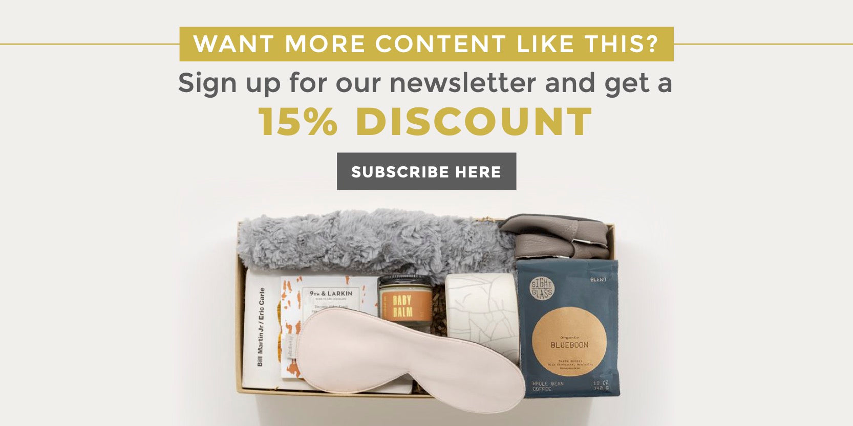 join our newsletter for gifting