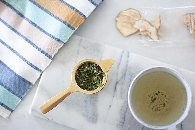 tea gift box with napkin