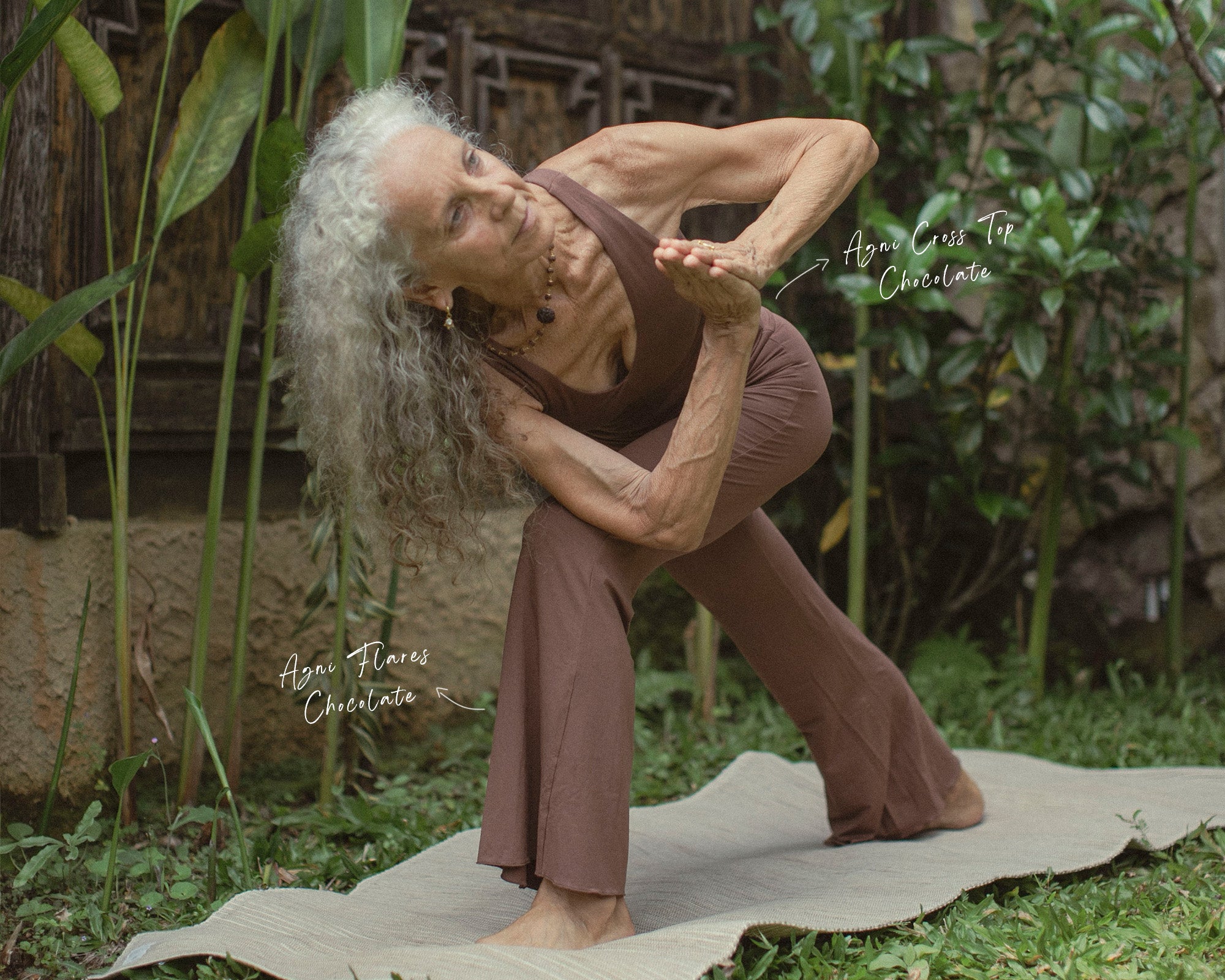 Myra Doing Yoga In Agni Collection