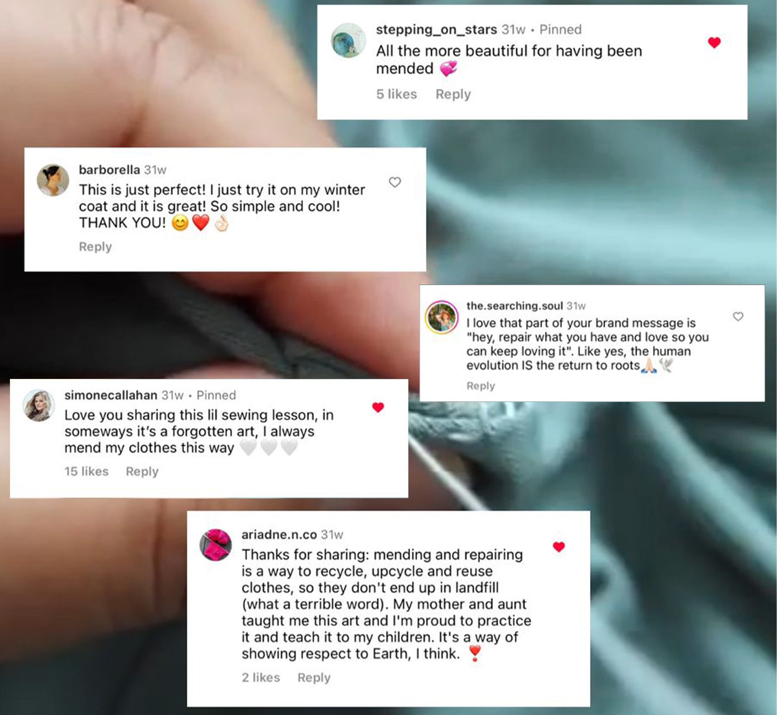 Comments About The Video From Instagram 