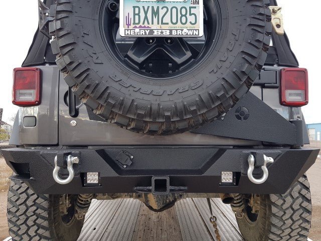 2007-2017 Jeep JK Wrangler Rear Bumper - Iron Bull Bumpers