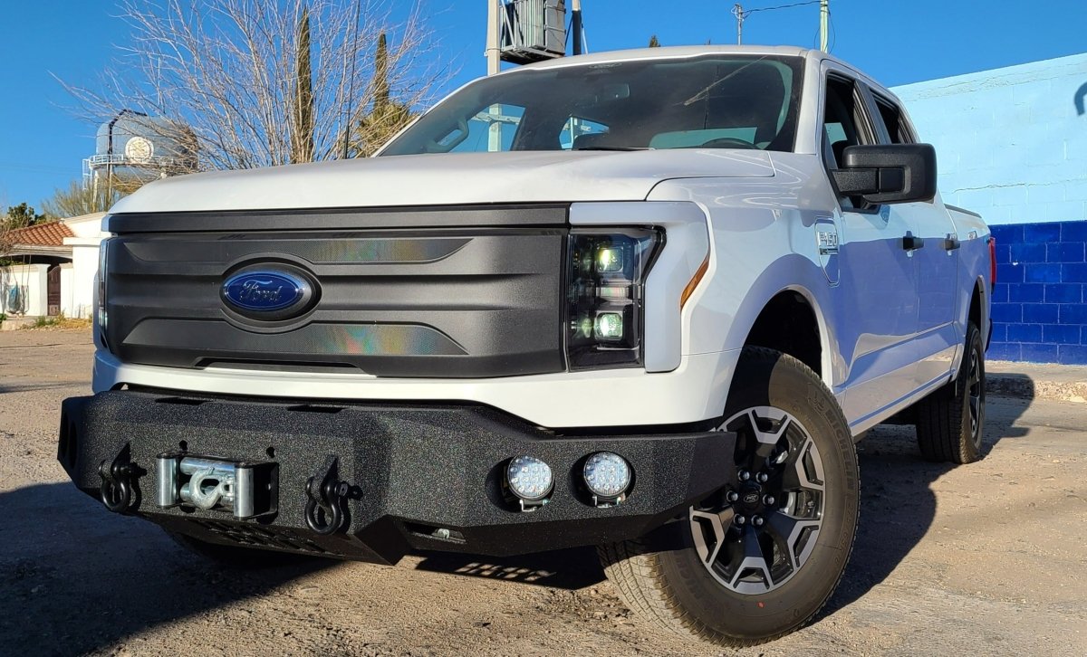 20222025 Ford F150 Lightning Front Bumper Iron Bull Bumpers