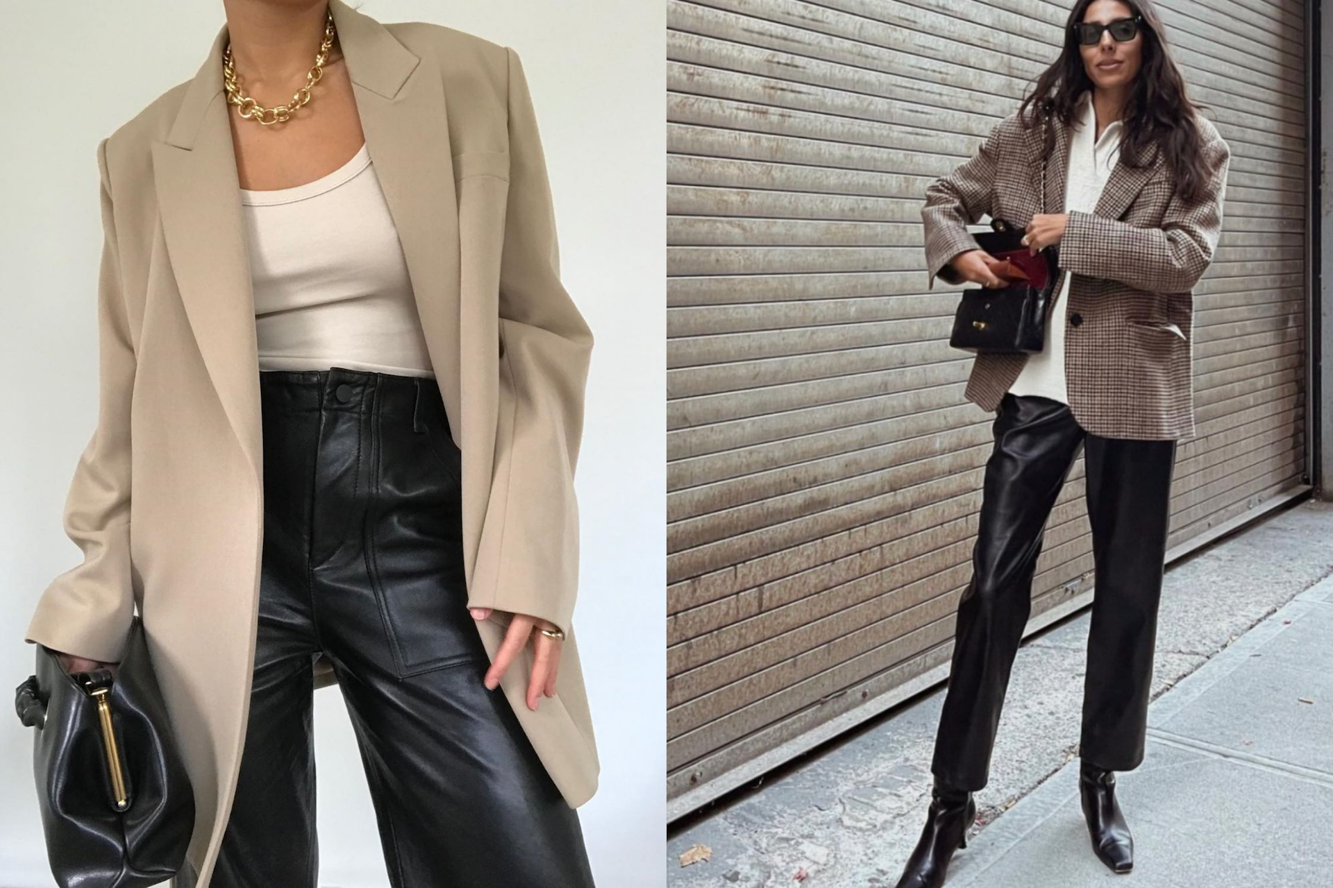 What to Wear With Leather Leggings: 20 Leather Leggings Outfit Ideas