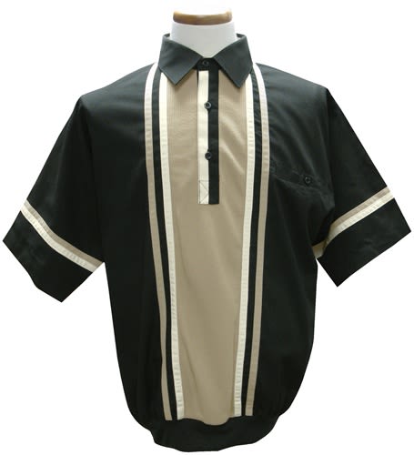 LD Sport Woven Banded Bottom Polo Shirt Big and Tall Black – bandedbottom