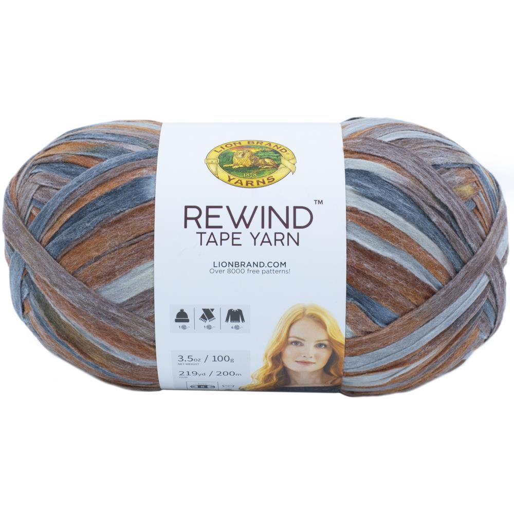 lion brand rewind yarn willow