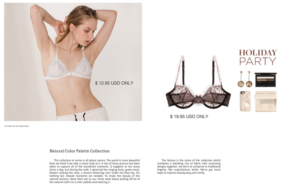 Bralette Collection With Paris Romance