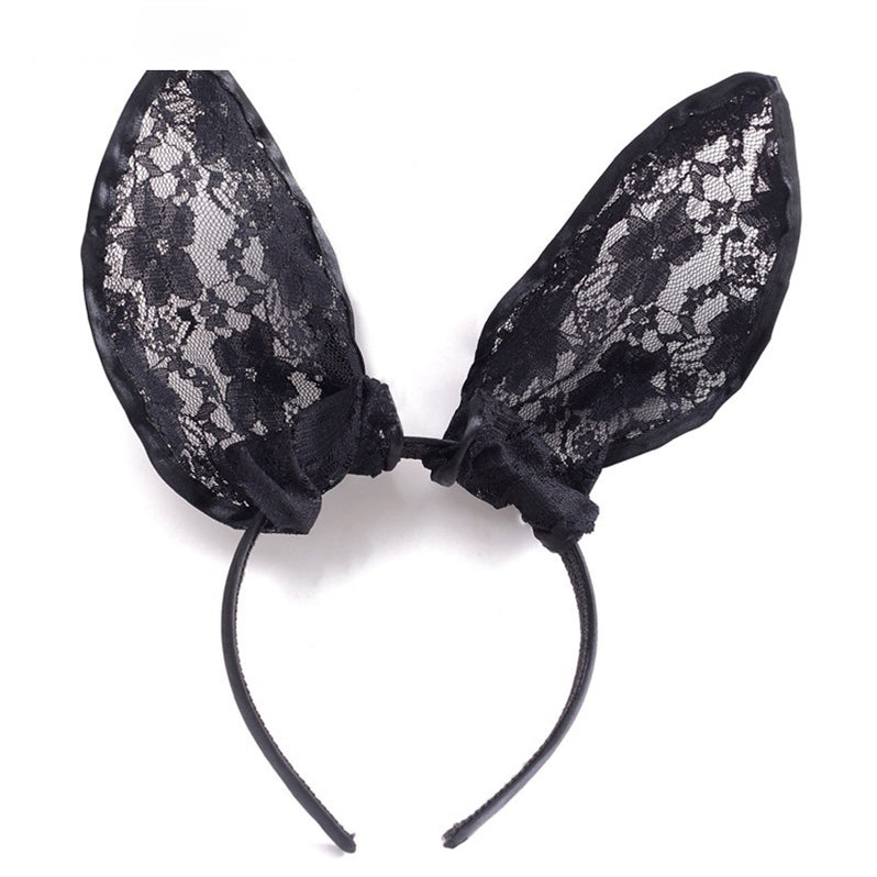 Sexy Lace Bunny Ears Headband Sexy Accessories — Sofyee 8562