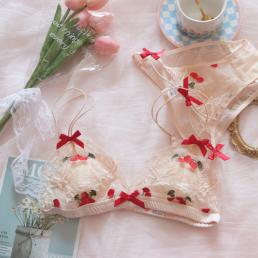 Girly White Flower Pure Pastel Lover Cute Sweetie Baby Bralette Set – Sofyee