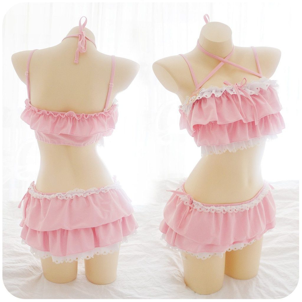 Ruffle Angel Japanese Cute Bra Set – Sofyee