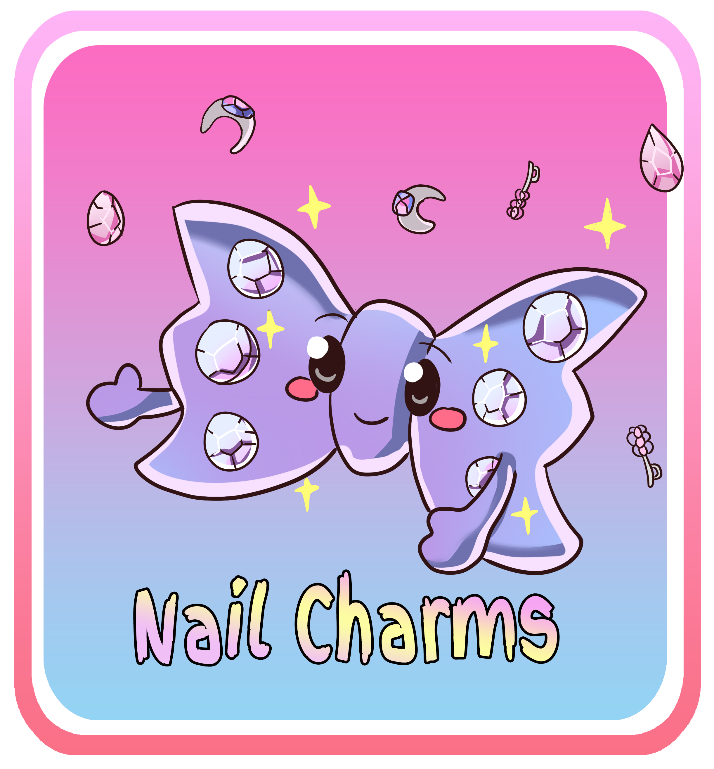Kawaii Nail Charms – Unicorn Lab