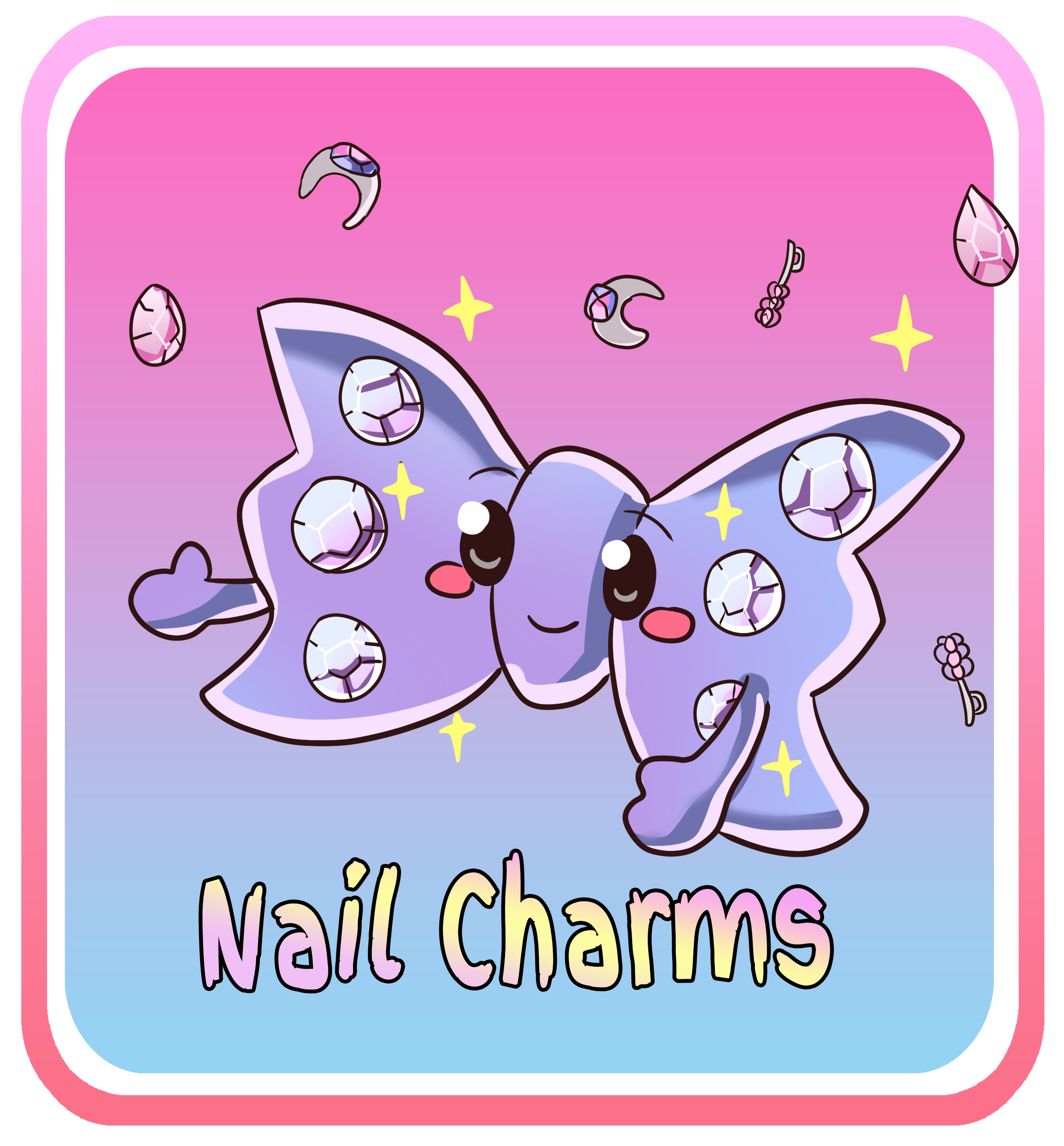 40 Pcs Cute Nail Charms for Acrylic Nails Resin Design Cartoon Nail  Rhinestone Anime Kawaii Nail Charms Cute Nail Jewelry Accessories DIY Craft  Phone