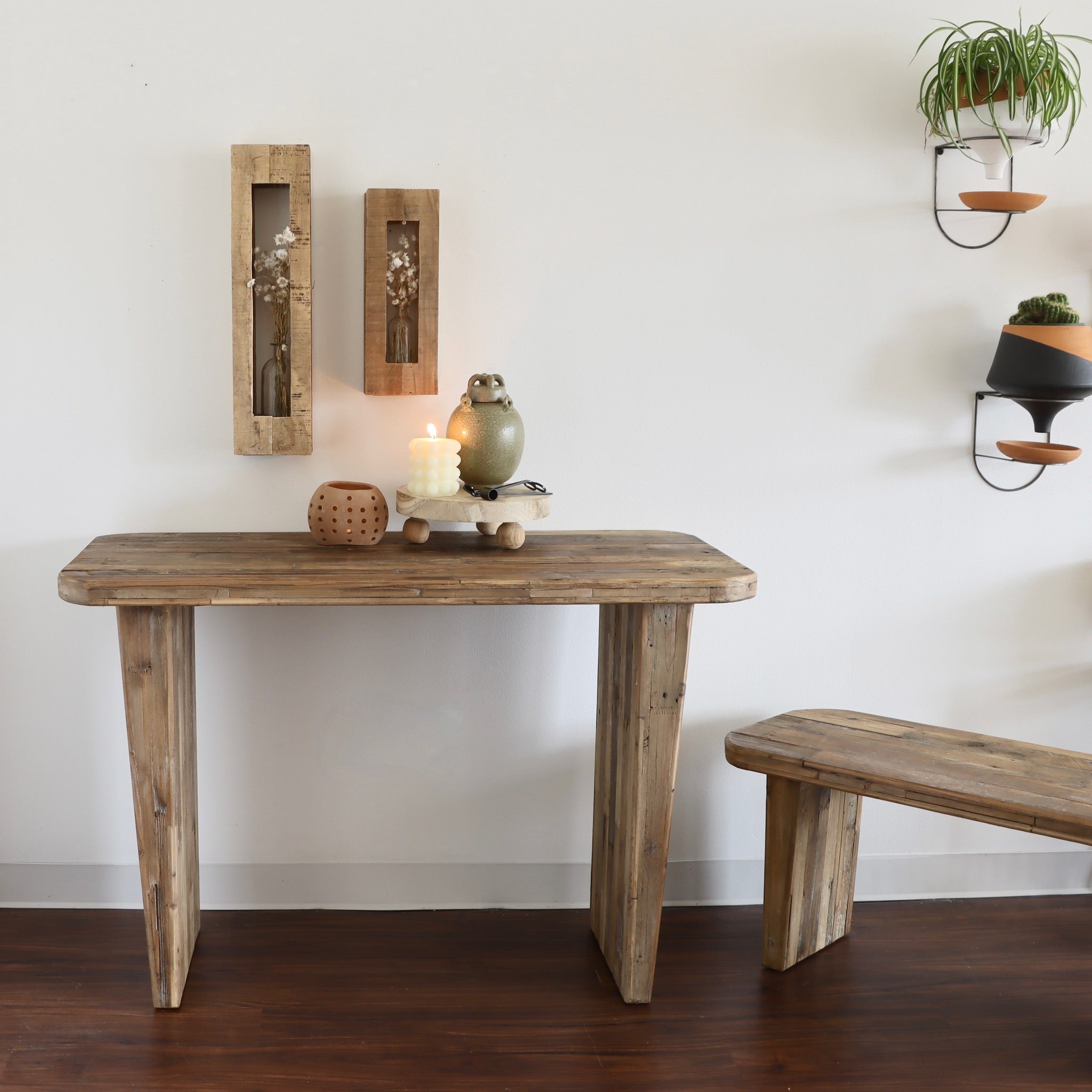 laat staan Individualiteit Adverteerder Ember Recycled Wooden Table | Holistic Habitat