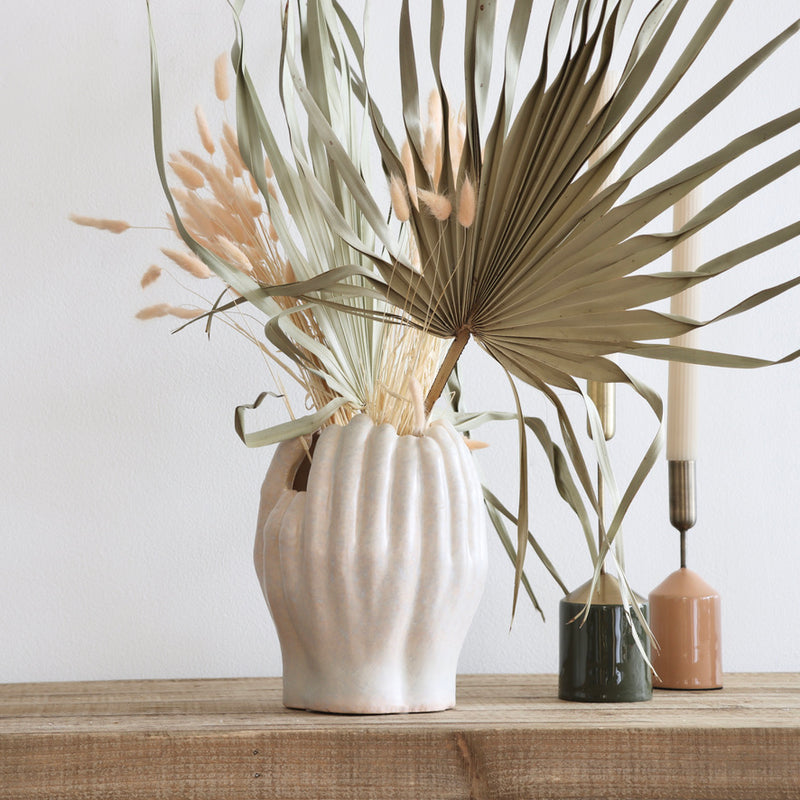 Prairie Hands Ceramic Vase - Holistic Habitat 