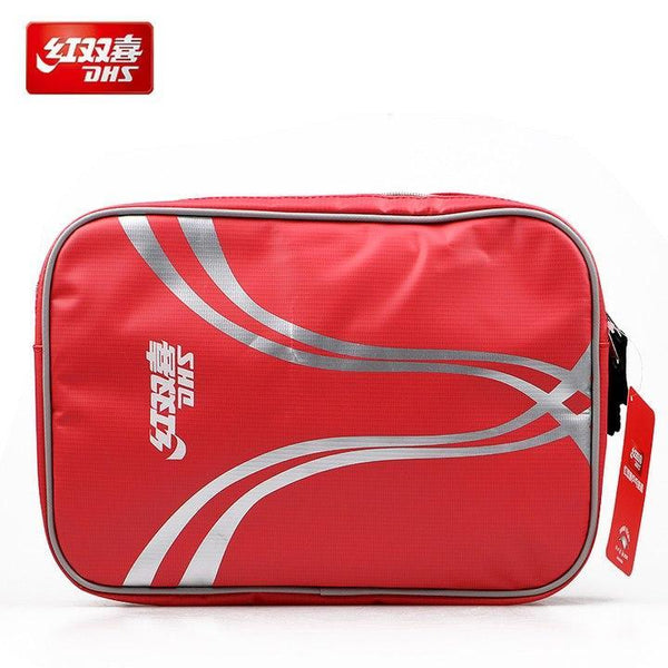 DHS Rectangle Table Tennis Bat Case Red