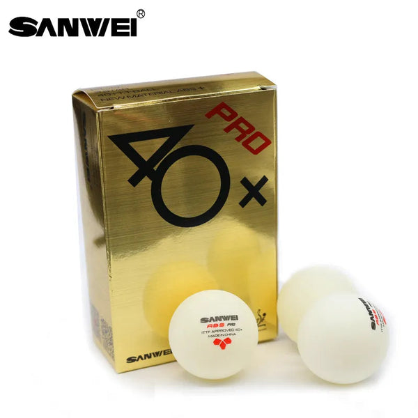 SANWEI ABS PRO 3-Star Table Tennis Balls with Seam