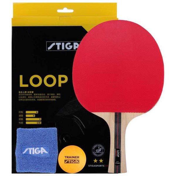 Stiga Loop 2 Star Table Tennis Bat Intermediate Player