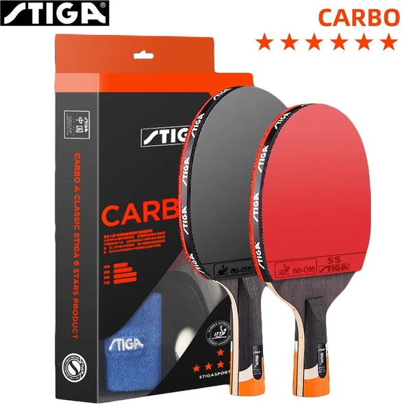 Stiga Professional 6 Star Carbon Offensive Table Tennis Bat