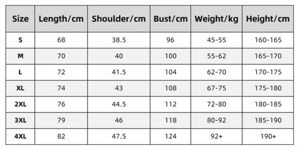 Table Tennis Hub Joola Shirt Size Chart