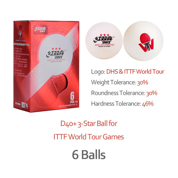 New DHS DJ40+ 3-Star Table Tennis Ball Tokyo Olympic Games