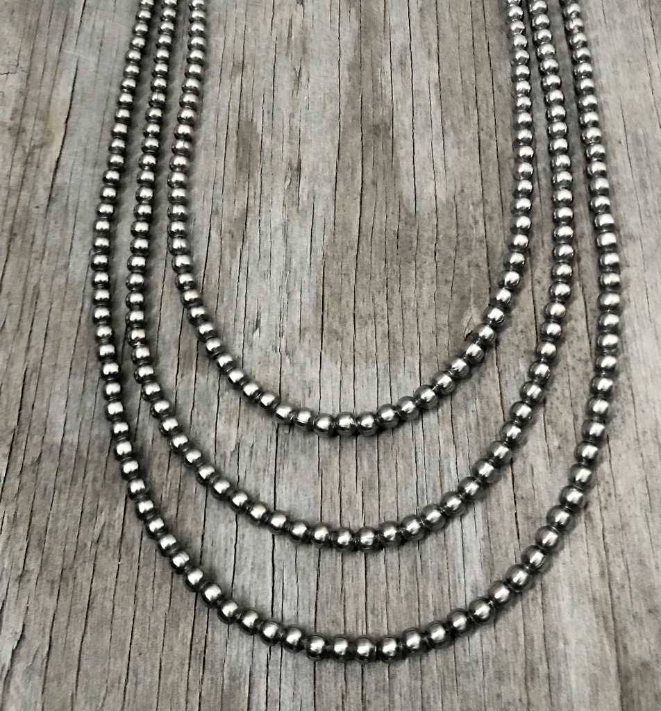 All 5mm Navajo Style Pearls ~ Choose Length ~ From Choker to Extra