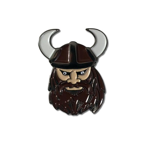 Viking Head Pin Badge - PATCHERS Pin Badge