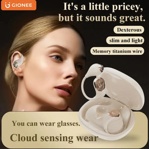 Wireless Headphones Ear Clip Earphones | Bluetooth 5.3 with 2Mic ENC HD Call Noise Reduction | Sports Earbuds - ShopOnlyDeal