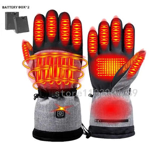 3M Heated Electric Thermal Gloves | Waterproof Hand Warmer for Snowboarding, Cycling, Motorcycle, & Skiing - ShopOnlyDeal