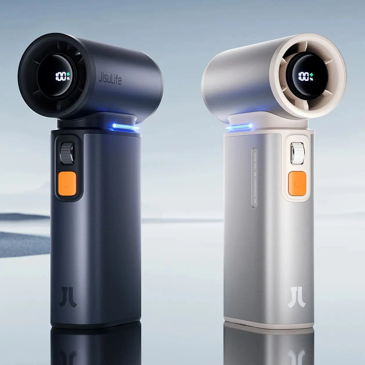 2-in-1 Portable Handheld Fan | 1-100 Speeds Personal Hand Fan | 9000mAh Battery