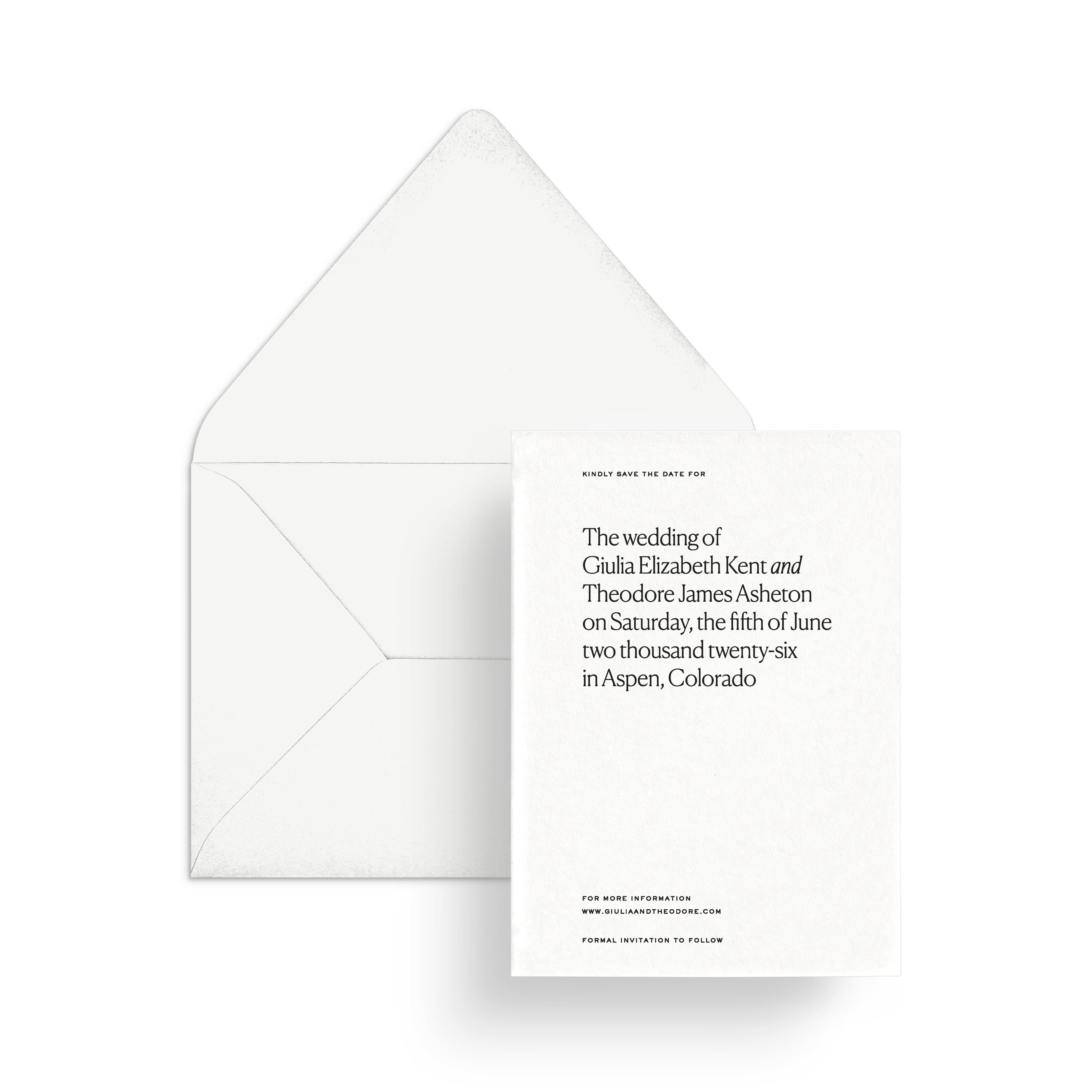 Save-the-Date Card/Envelope